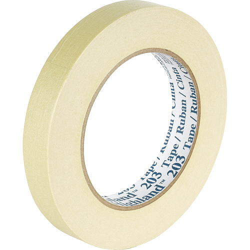 Highland 203 Masking Tape, 12 mm (1/2") x 55 m (180'), Beige Groupe Belzile Dickner