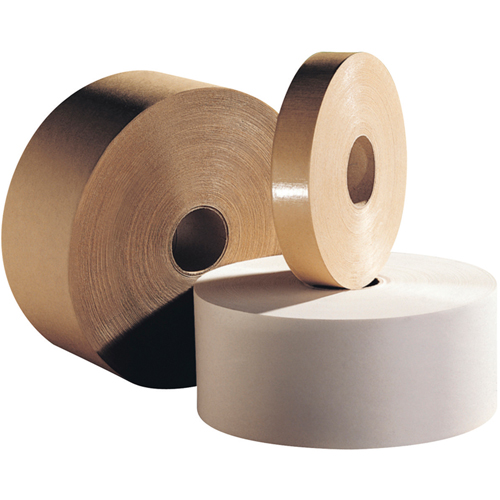 Gummed Tape - Standard Tapes, 75 mm (2-95/100") x 183 m (600'), Kraft Groupe Belzile Dickner