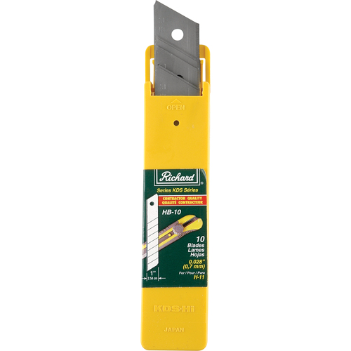 Replacement Blades, Snap-Off Style Groupe Belzile Dickner