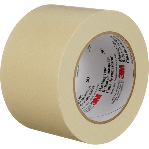 Highland 203 Masking Tape, 72 mm (3") x 55 m (180'), Beige Groupe Belzile Dickner
