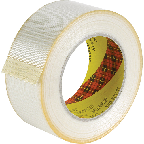Scotch&reg; Bi-Directional Filament Tape 8959, 5.7 mils Thick, 72 mm (3") x 50 m (164')  Groupe Belzile Dickner