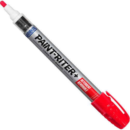 Paint-Riter&reg;+ Detergent Removable Paint Marker, Liquid, Red Groupe Belzile Dickner