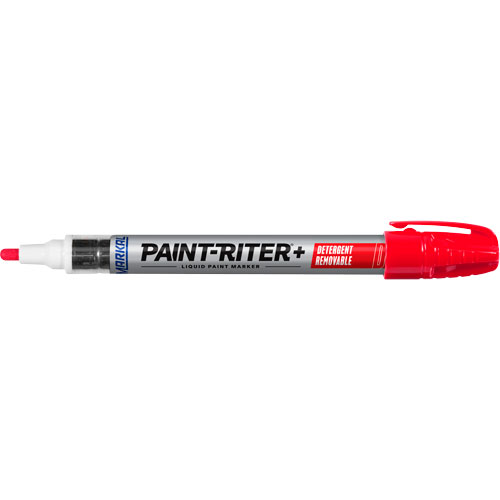 Paint-Riter&reg;+ Detergent Removable Paint Marker, Liquid, Red Groupe Belzile Dickner