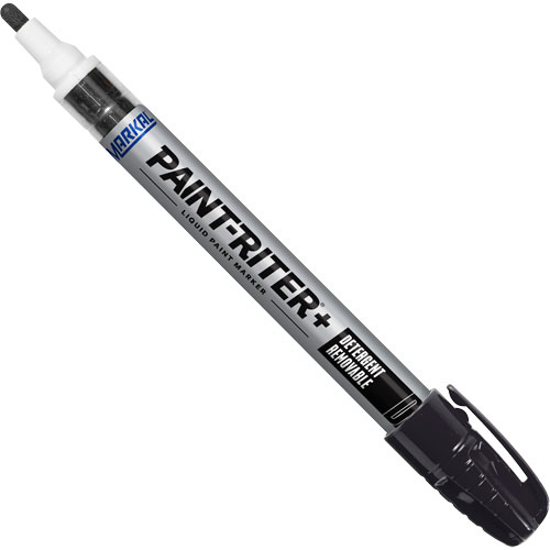 Paint-Riter&reg;+ Detergent Removable Paint Marker, Liquid, Black Groupe Belzile Dickner