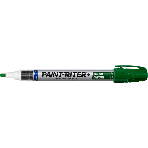 Paint-Riter&reg;+ Detergent Removable Paint Marker, Liquid, Green Groupe Belzile Dickner
