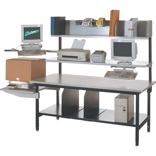 Packaging Workbench, 83" W x 33" D x 36" H, Laminate Groupe Belzile Dickner