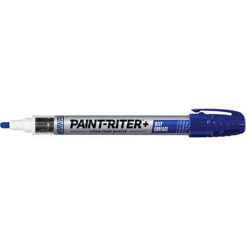 Paint-Riter&reg; + Oily Surface Marker, Liquid, Blue Groupe Belzile Dickner
