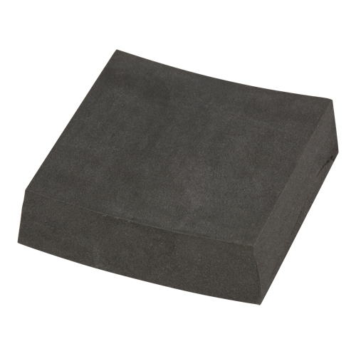 Black Neoprene Foam, 1" Thick, 3" L x 3" W Groupe Belzile Dickner