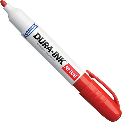 Dura-Ink&reg; Dry Erase Ink Markers, Red, Bullet Tip Groupe Belzile Dickner