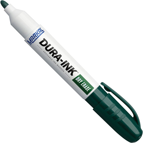 Dura-Ink&reg; Dry Erase Ink Markers, Green, Bullet Tip Groupe Belzile Dickner