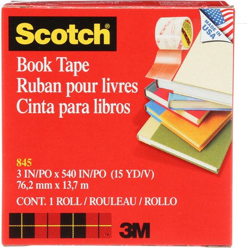 Ruban pour la r&eacute;paration de livres Scotch Groupe Belzile Dickner