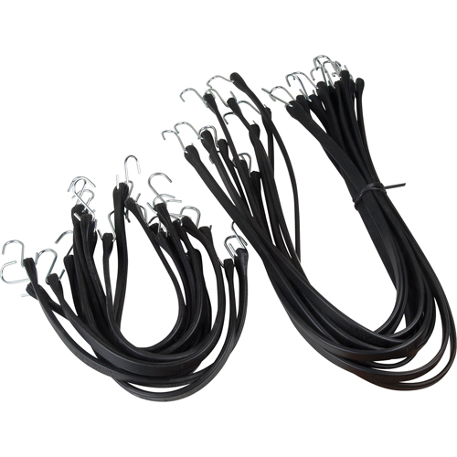 Rubber Tie Down Set, 21" Groupe Belzile Dickner