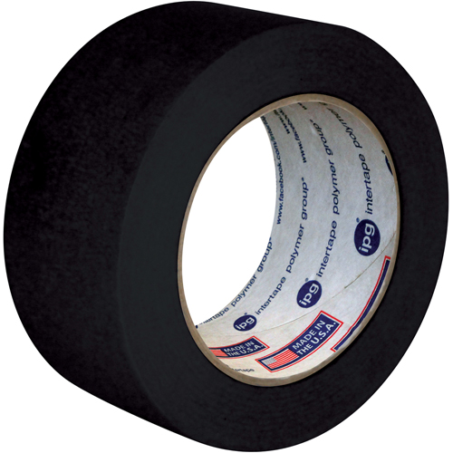 Utility Grade Coloured Masking Tape, 24 mm (1") x 55 m (180'), Black Groupe Belzile Dickner