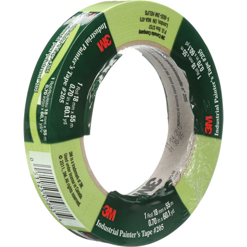 Ruban de calibre industriel pour peintre 205, 18 mm (3/4") x 55 m (180'), Vert Groupe Belzile Dickner