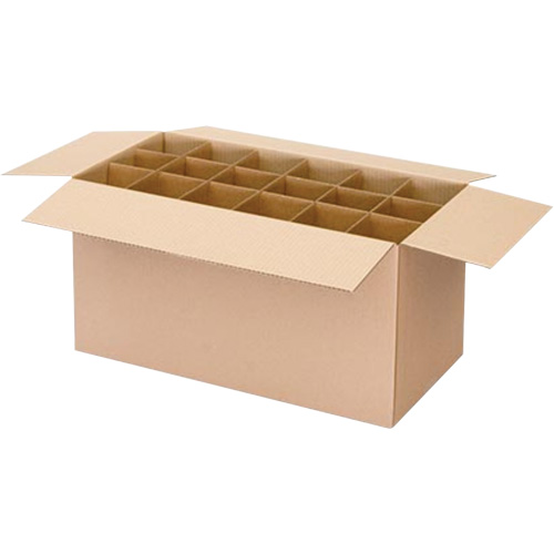 Aerosol Can Shipper Box, 12-1/4" L x 9-3/16" W x 10-5/16" H, Flute C Groupe Belzile Dickner