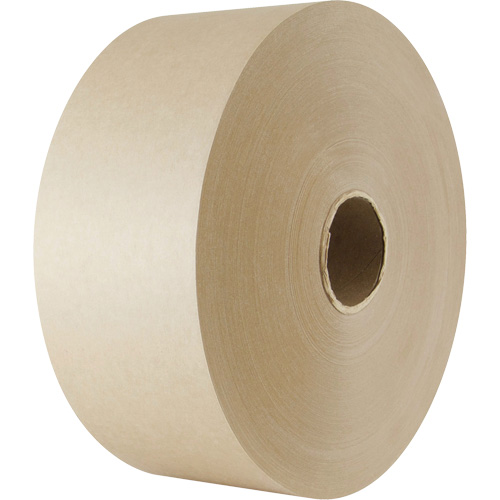 Water-Activated Paper Tape, 102 mm (4") x 183 m (600'), Kraft Groupe Belzile Dickner