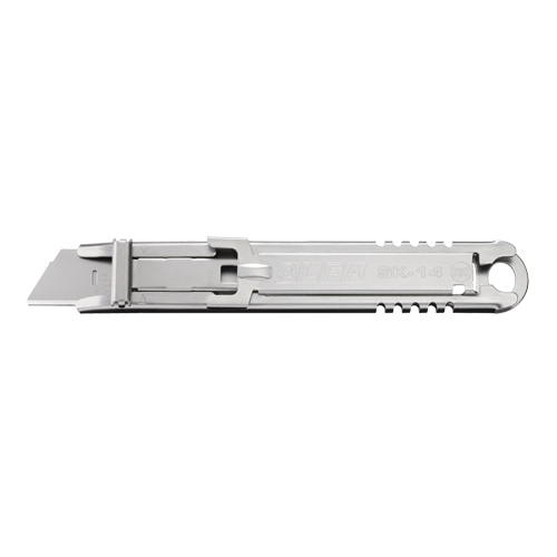 Self-Retracting Safety Knife, 14.5 mm, Stainless Steel, Stainless Steel Handle Groupe Belzile Dickner