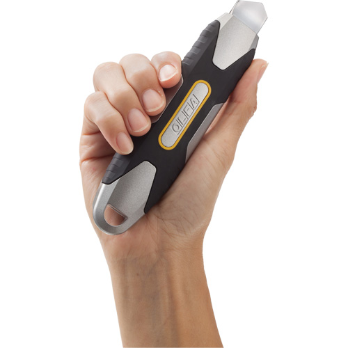 Knife with Auto-Lock, 18 mm, Carbon Steel, Heavy-Duty, Aluminum Handle Groupe Belzile Dickner