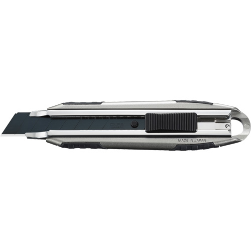 Knife with Auto-Lock, 18 mm, Carbon Steel, Heavy-Duty, Aluminum Handle Groupe Belzile Dickner