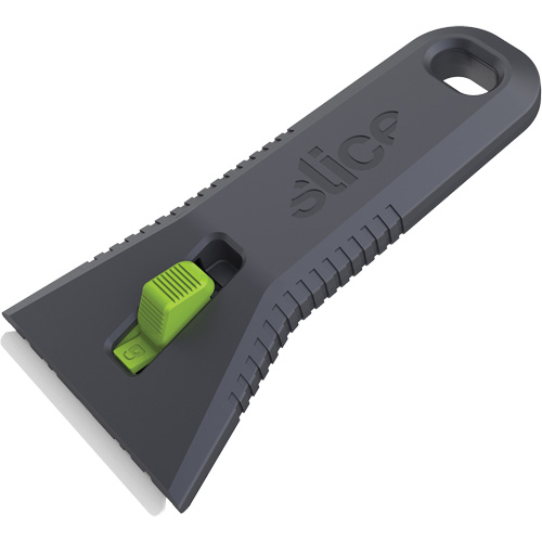 Slice Racloir utilitaire auto-r&eacute;tractable, Lame C&eacute;ramique, Largeur 65 mm, Manche Nylon Groupe Belzile Dickner