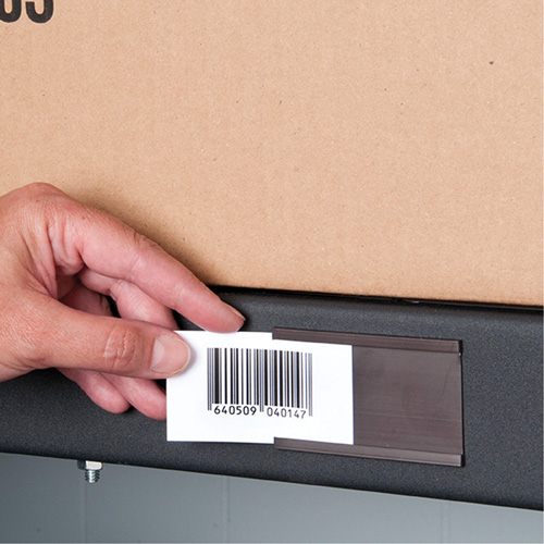 Card Holder, Magnetic, 600" L x 2" W Groupe Belzile Dickner