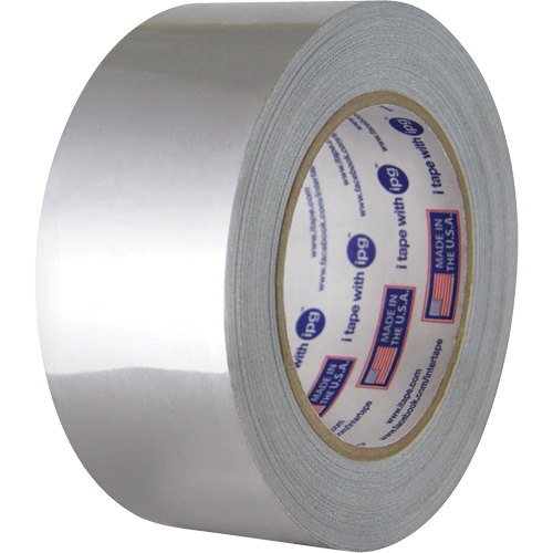 Silver Aluminum Foil Tape, 3 mils Thick, 25.4 mm (1") x 54.86 m (180') Groupe Belzile Dickner