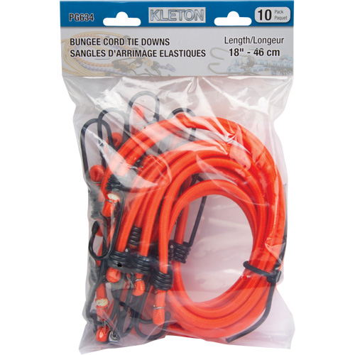 Bungee Cord Tie Downs, 18" Groupe Belzile Dickner