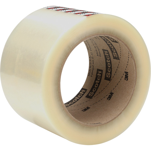 Scotch&reg; Box Sealing Tape 371, Rubber Adhesive, 1.2 mils, 72 mm (2-4/5") x 100 m (328') Groupe Belzile Dickner