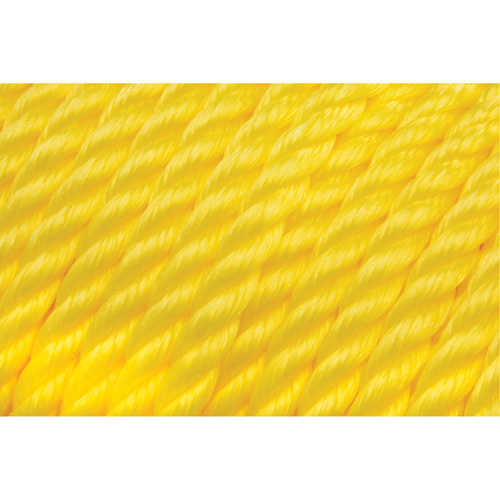 1/2" Braided Yellow Rope, Polypropylene, 335' Groupe Belzile Dickner