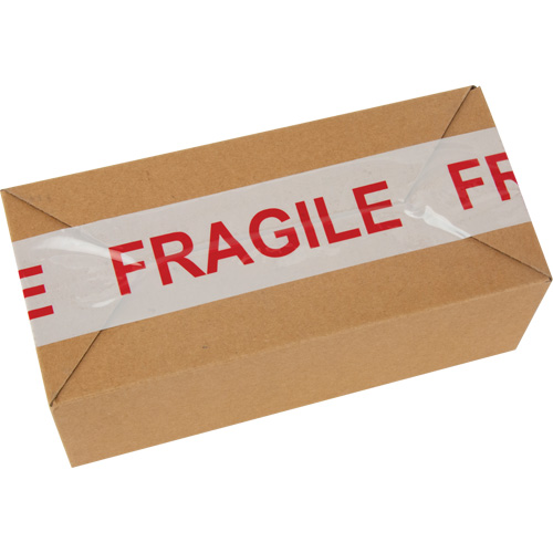 "Fragile" Box Sealing Tape, Hot Melt Adhesive, 2 mils, 48 mm (2") x 100 m (328') Groupe Belzile Dickner