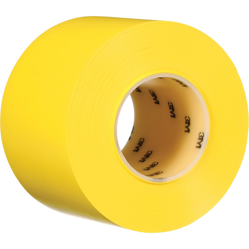 Ruban de marquage de planchers durable 971, 4" x 108', Vinyle, Jaune Groupe Belzile Dickner
