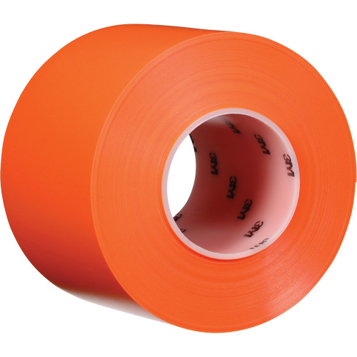 Ruban de marquage de planchers durable 971, 4" x 108', Vinyle, Orange Groupe Belzile Dickner