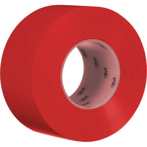 Durable Floor Marking Tape 971, 3" x 108', Vinyl, Red Groupe Belzile Dickner