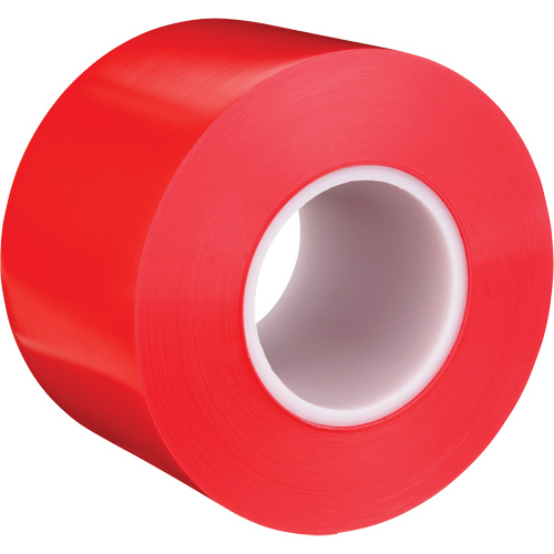 Durable Floor Marking Tape 971, 4" x 108', Vinyl, Red Groupe Belzile Dickner