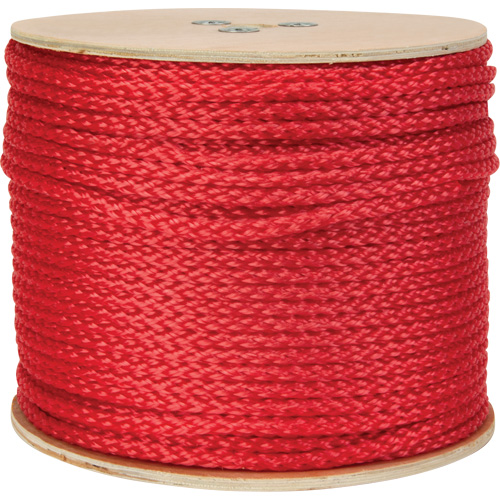 Corde rouge tress&eacute;e, Polypropyl&egrave;ne, 500' Groupe Belzile Dickner