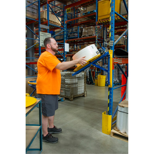 Strapping Dispenser, Polyester/Steel/Polypropylene Straps, 16"/8" Core Dia., 3"/8"/6" Roll Width Groupe Belzile Dickner