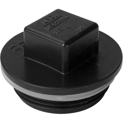 Threaded Plug, Cleanout, 1-1/4" Dia., Plastic Groupe Belzile Dickner