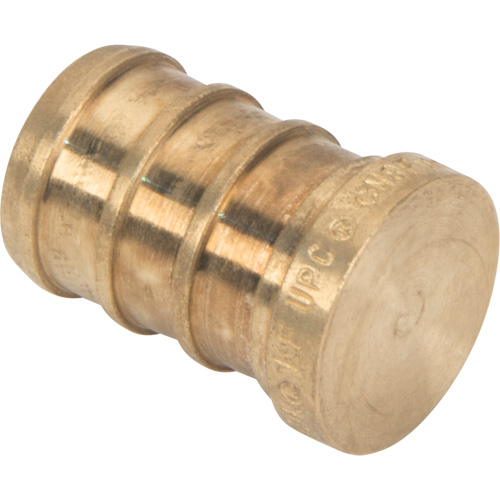 Lead-Free Pipe Plug, Pipe, 1/2" Dia., Brass Groupe Belzile Dickner