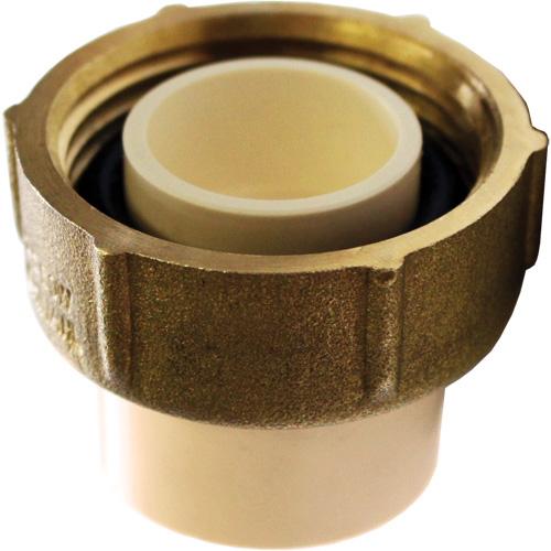 Adaptateur pour boîtier de compteur d'eau, 3/4" x 1" dia., PVC-C Groupe Belzile Dickner