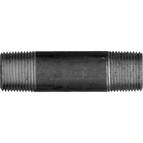 Raccord long, Acier, 3/8", NPT x NPT Groupe Belzile Dickner