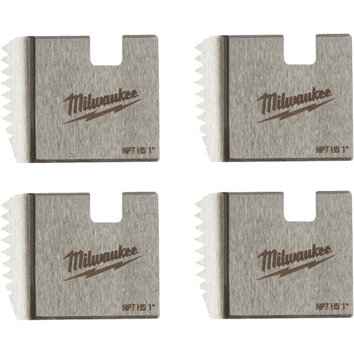 Matrices de tuyauterie portables NPT, Pour tuyau de 1", Alliage/Acier rapide Groupe Belzile Dickner
