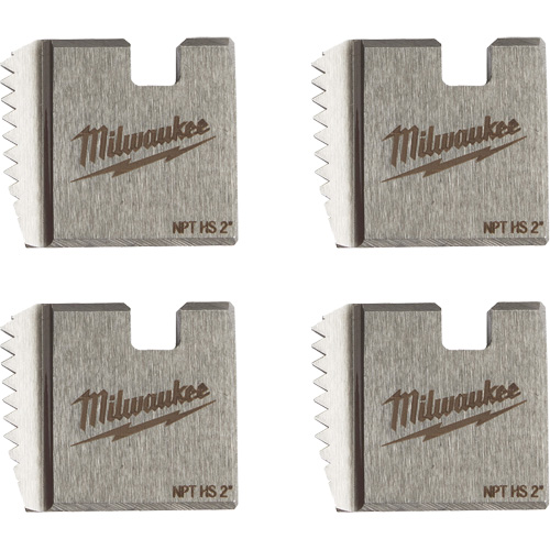 Matrices de tuyauterie portables NPT, Pour tuyau de 2", Acier rapide Groupe Belzile Dickner