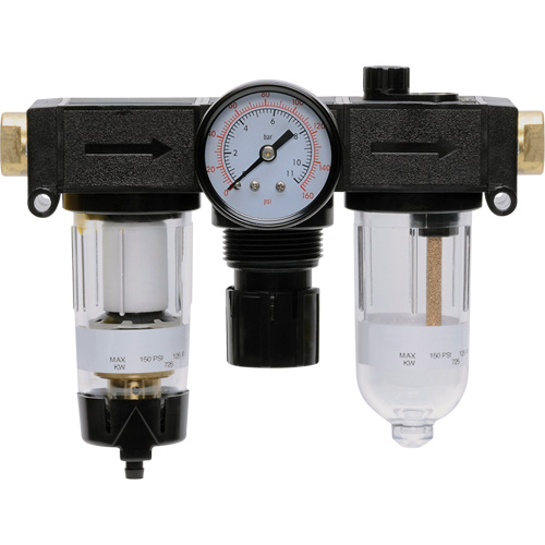 Filtre, d&eacute;tendeur & lubrificateur Modulair 200, 1/4" NPTF Groupe Belzile Dickner