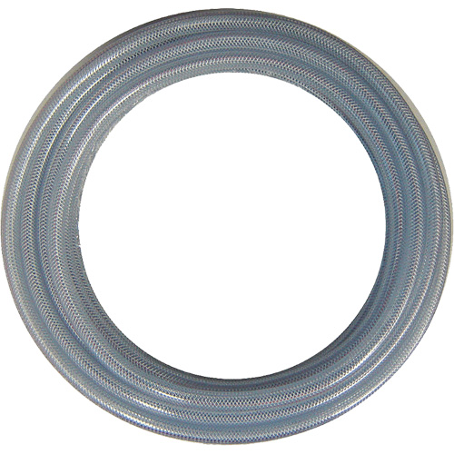 Braided Tube, 1.312" OD x 100' L, PVC, Clear Groupe Belzile Dickner