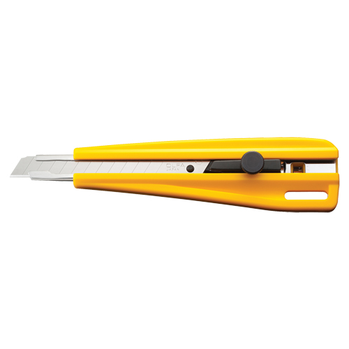 Precision Knife, 9 mm, Silver, Plastic Handle Groupe Belzile Dickner