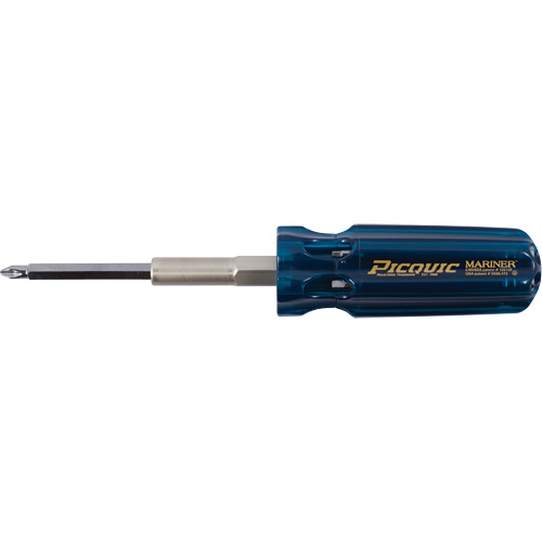 The Mariner Multibit Screwdriver, 6" L, Plastic Handle Groupe Belzile Dickner