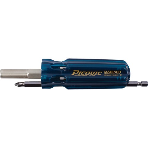 The Mariner Multibit Screwdriver, 6" L, Plastic Handle Groupe Belzile Dickner