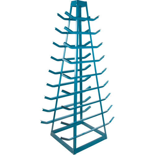 Supports pour tuyaux - Rangement horizontal, Horizontal, 9 Niveaux, 18" la x 40" p x 84" h, 1800 lb Cap. Groupe Belzile Dickner