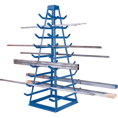 Supports pour tuyaux - Rangement horizontal, Horizontal, 9 Niveaux, 18" la x 40" p x 84" h, 1800 lb Cap. Groupe Belzile Dickner
