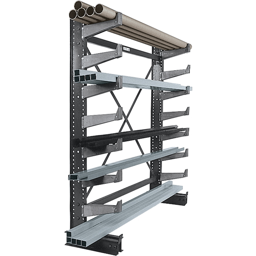 Single-sided Cantilever Brace Set - Starter, Single Sided, 14" Arm, 36" W x 84" H, 1000 lbs. Capacity Groupe Belzile Dickner